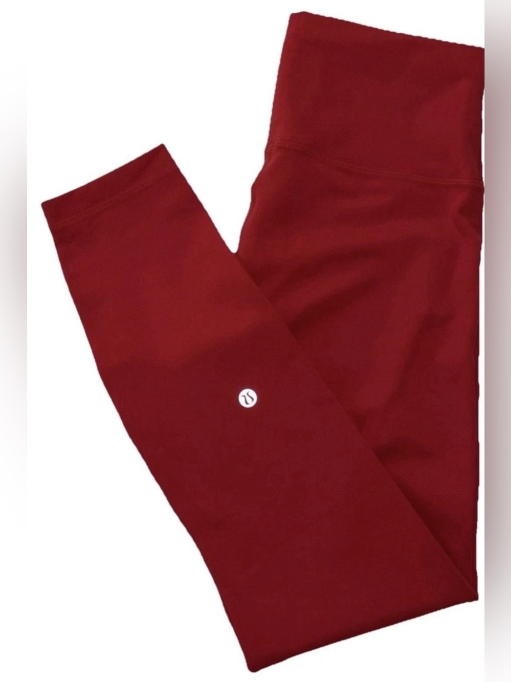 NWT LULULEMON SIZE 8 WUNDER TRAIN NO LINE HIGH RISE OXFORD RED AUTHENTIC $108